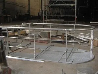 Relinggeländer aus Aluminium