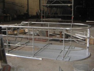 Relinggeländer aus Aluminium