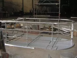 Relinggeländer aus Aluminium