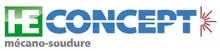 Schlosserei HE Concept Logo