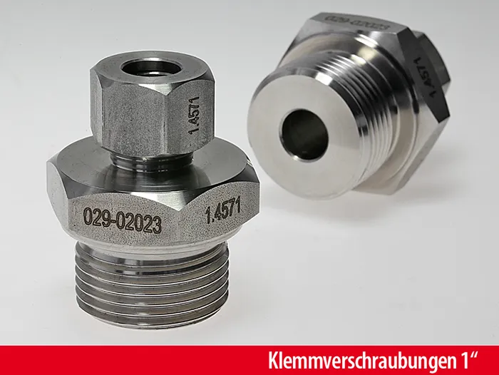 Klemmverschraubungen 1“