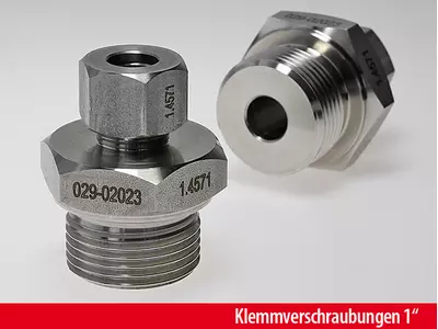 Klemmverschraubungen 1“