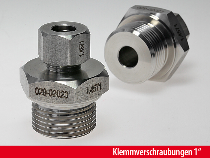 Klemmverschraubungen 1“