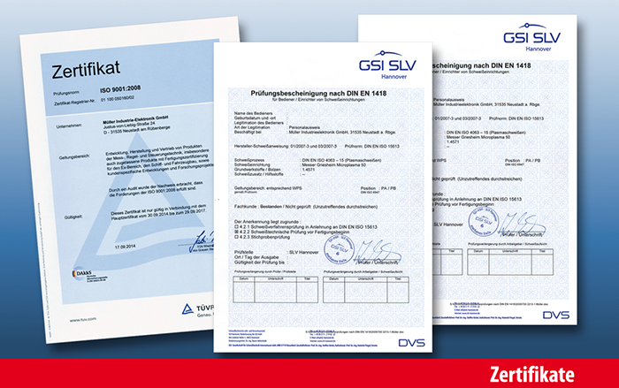 Zertifikate_Müller Industrie-Elektronik