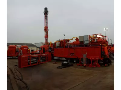 Well testing equipment (Freiförderanlage)