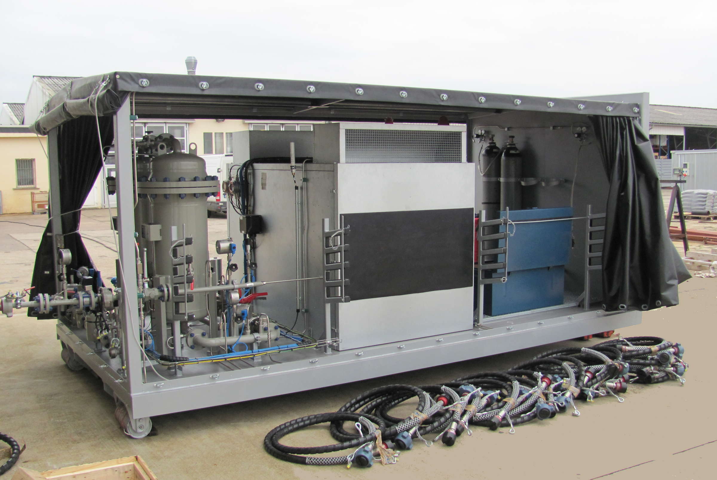 Mobile Gasverdichteranlage