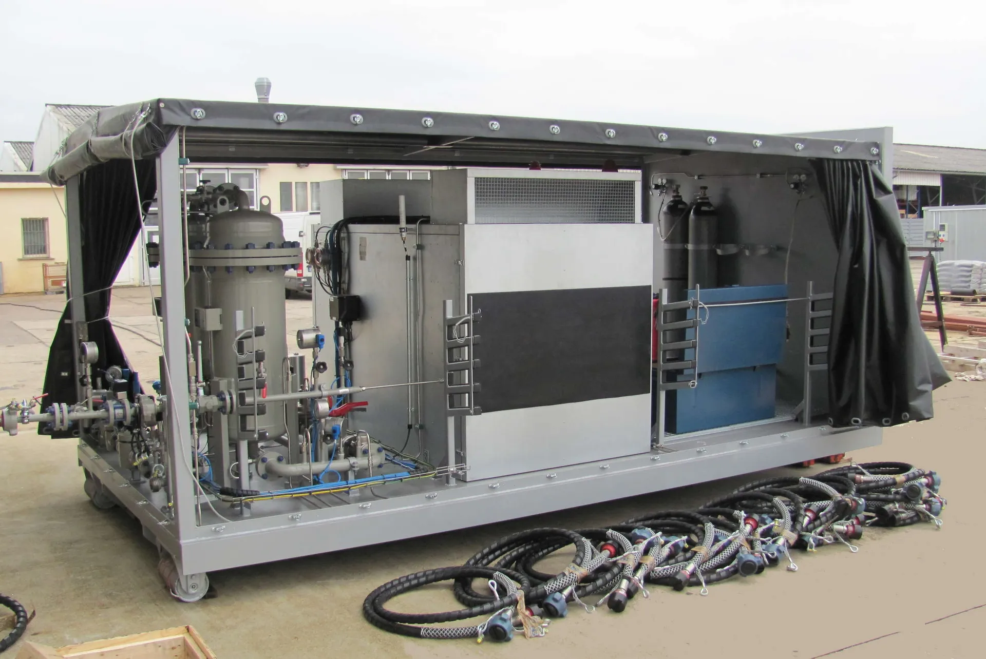 Mobile Gasverdichteranlage