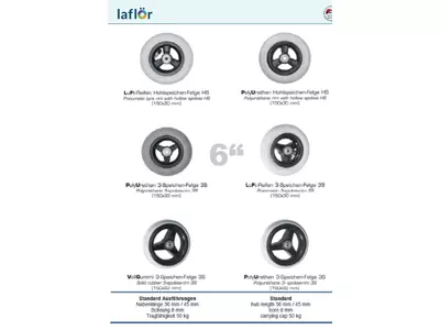 LF/PU-ReifenHochspeichen Felge