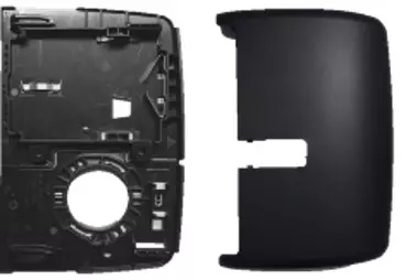 Halter und Abdeckung