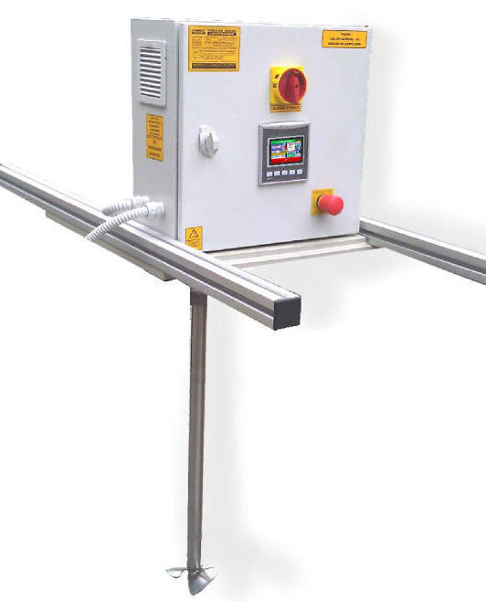 IBC MIXER WITH PLC CONTROLED DRIVE AND HMI CONTROL