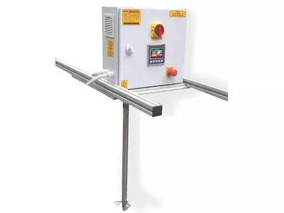 IBC MIXER WITH PLC CONTROLED DRIVE AND HMI CONTROL