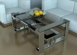 Möbel aus Edelstahl