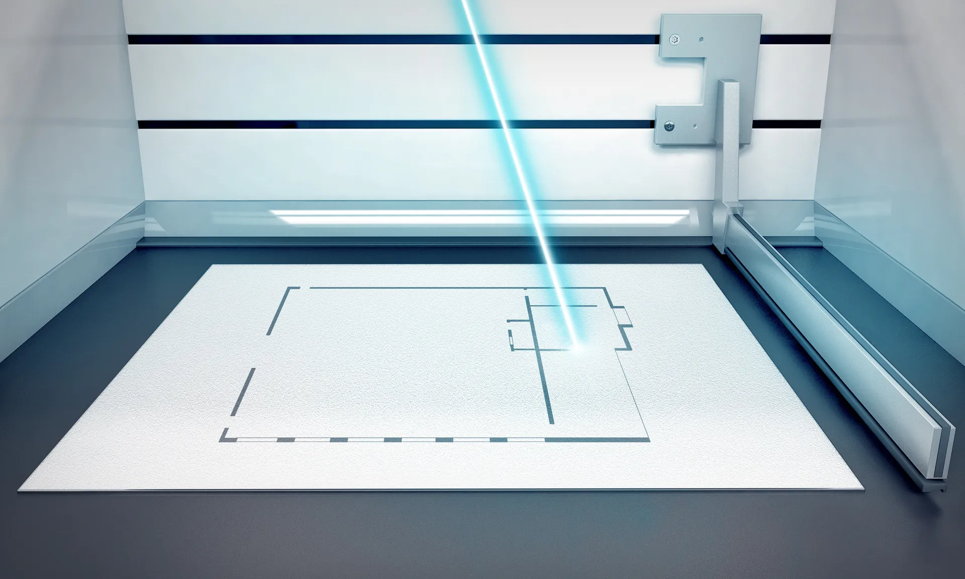 Lasersintern Sintervorgang