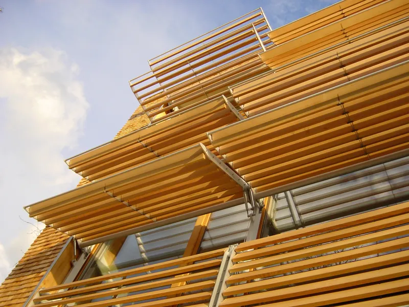 Lamellenfassade
