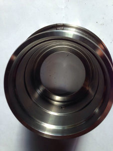 Reparatur eines Drehteiles mit Laser Schweissung ohne Verzug: