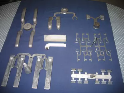 various die casting components, Aluminum & Zink