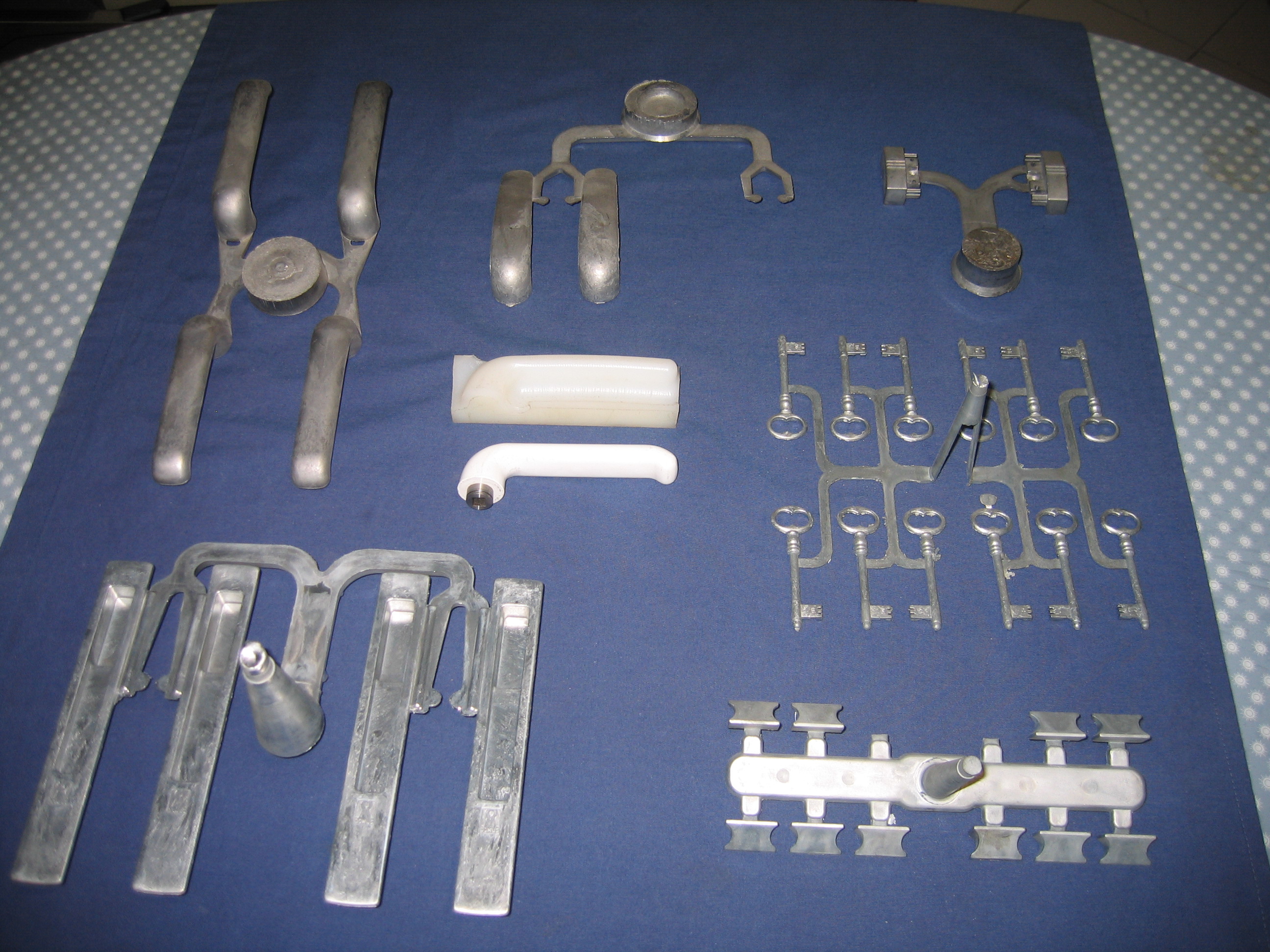 various die casting components, Aluminum & Zink