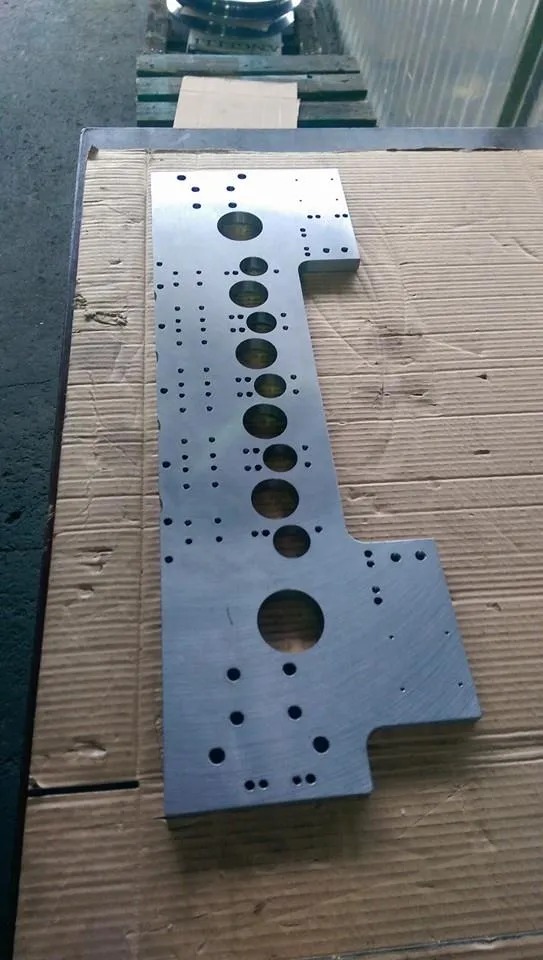 vearbeitete Platte