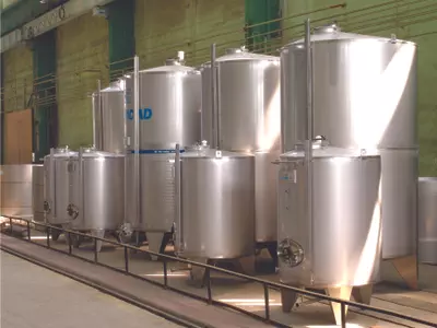 Behälter aus rostfreiem Stahl