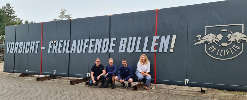 12 Meter Aluminiumtor für RB Leipzig