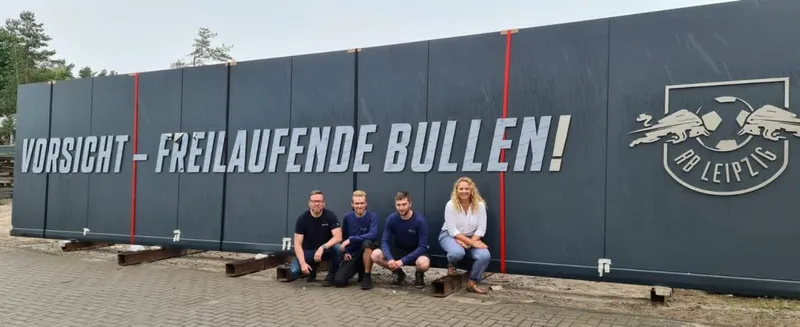 12 Meter Aluminiumtor für RB Leipzig