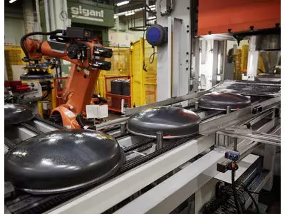 Press and rototic island