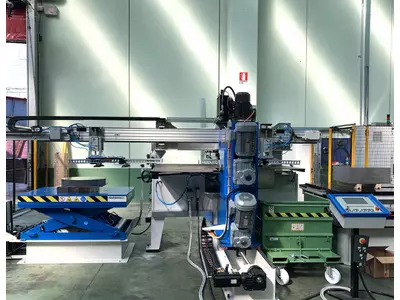 Automatic disc cutting line