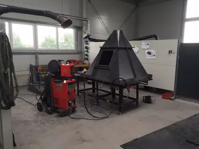 Filtergehäuse mit Inspektionsluke