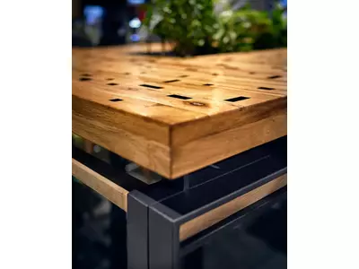 Laser cut wooden table