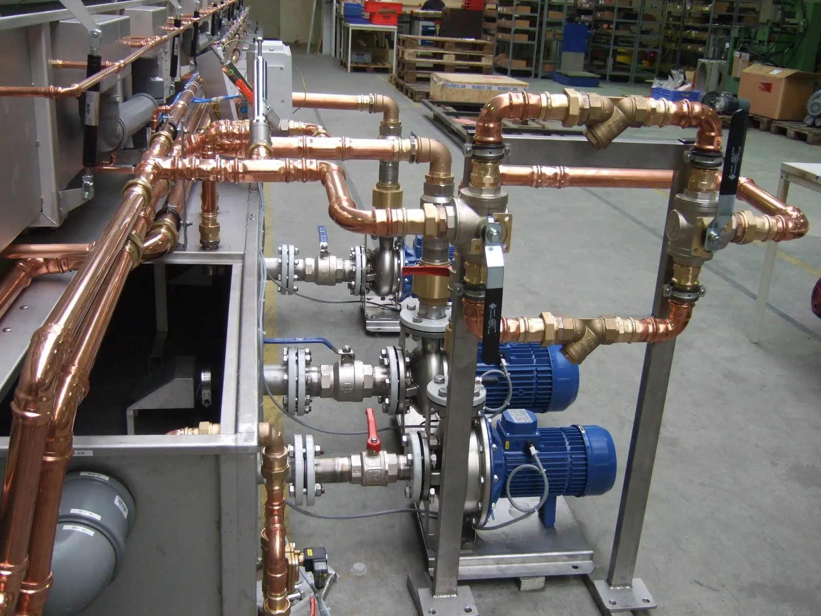 Tanksystem mit Wärmetauscher