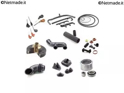 Various rubber articles