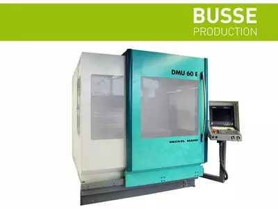 DMU 60E  3-Achs Fräs- und Bohrmaschine mit Mindermengen-Schmierung und Vakuum-Spannvorrichtung