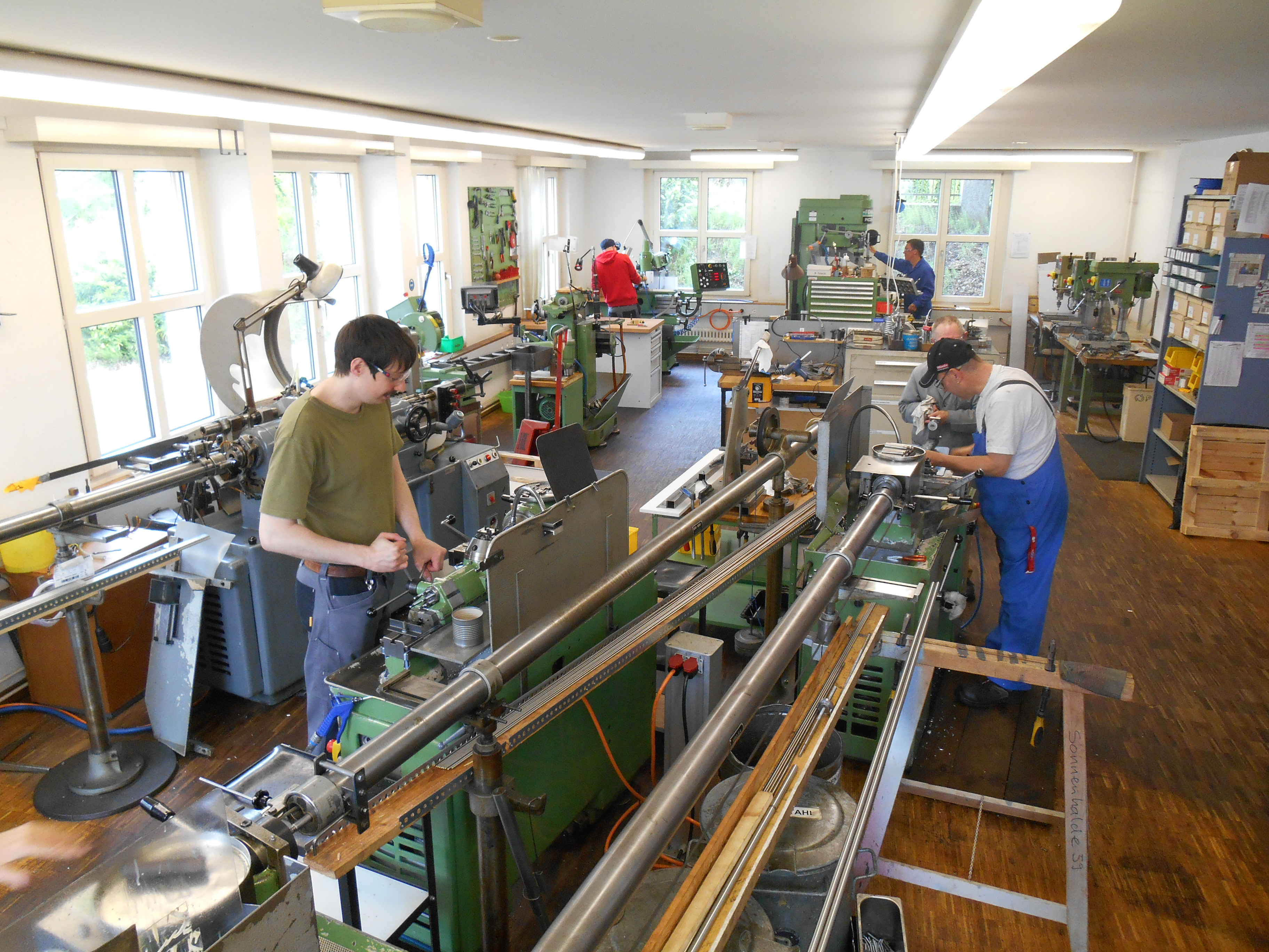 Blick in unsere Mechanik - klein aber fein