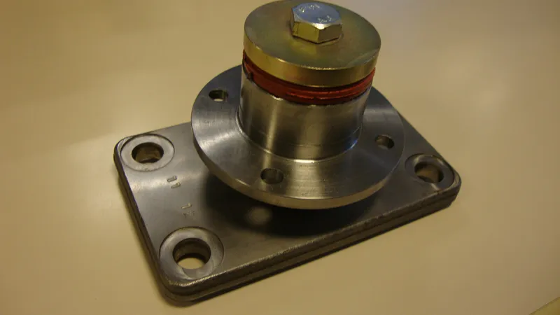combined turning /milling part