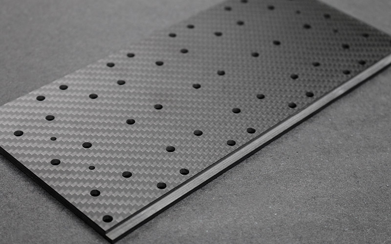 Carbon Aufnahmeplatte
