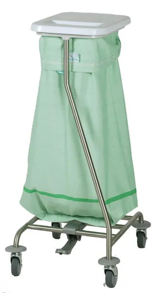 Trolley aus Edelstahl