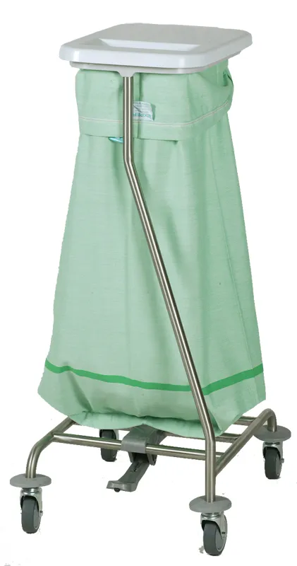 Trolley aus Edelstahl