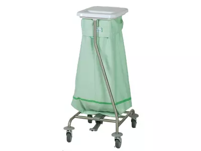 Trolley aus Edelstahl