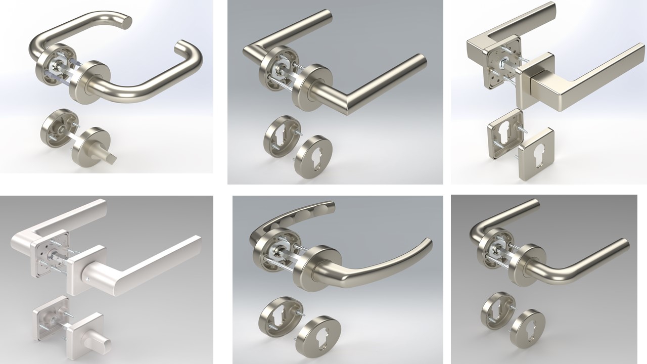Interior Door Handle Anodized