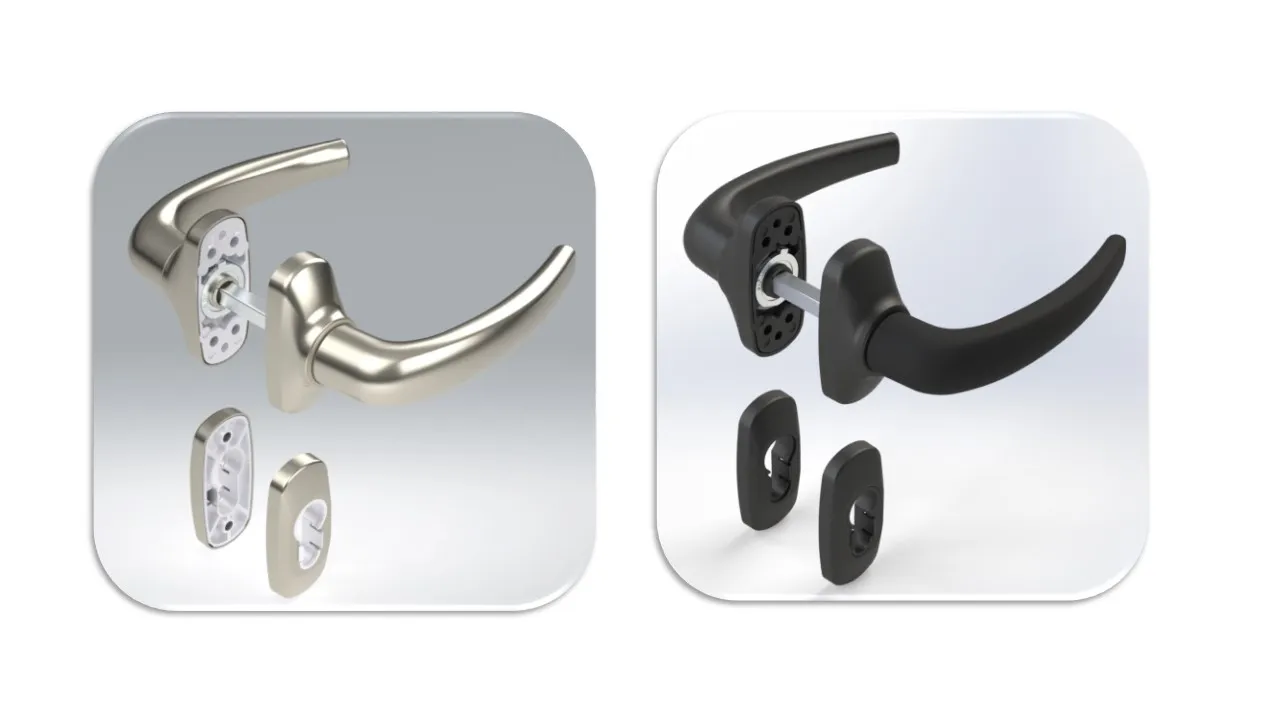 Profile Door Handle (Powder Coating & Anodizing)