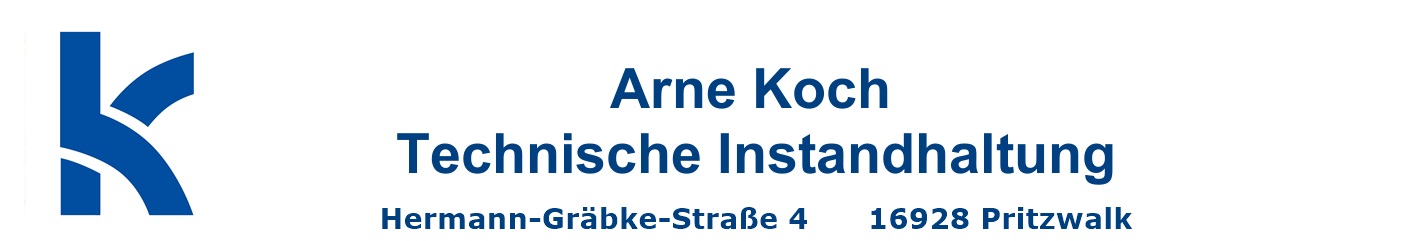 Technische Instandhaltung Arne Koch Logo