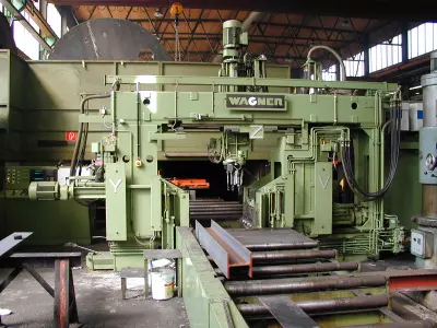 Bohranlage, 3-Achsen, Abm.: 1250x450x24000 mm