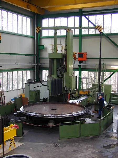 Karusselldrehmaschine, max. Ø 6300 mm, max. Höhe 2500 mm, max. Gewicht 50 to