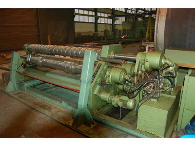 Dreiwalzen-Biegemaschine, max. Breite: 3050 mm, max. Biegestärke 16 mm