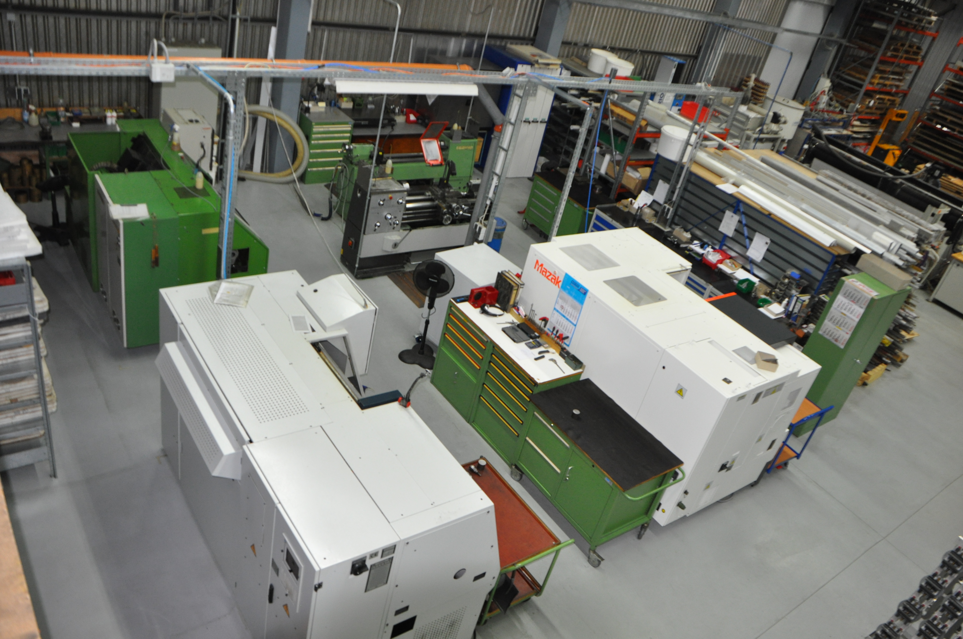 Hallenbereich CNC Drehen