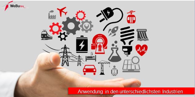 Anwendung in unterschiedlichen Industrie