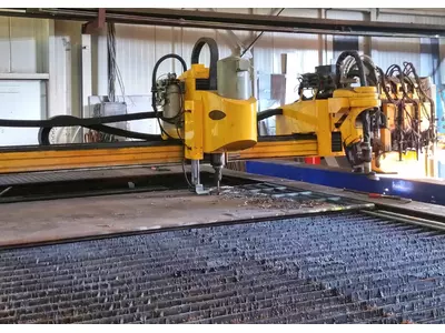 Brennanlage mit Bohrwerk 3x6 m