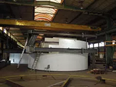 Halbschalen und Druckring für Metrotunnel Rennes Frankreich