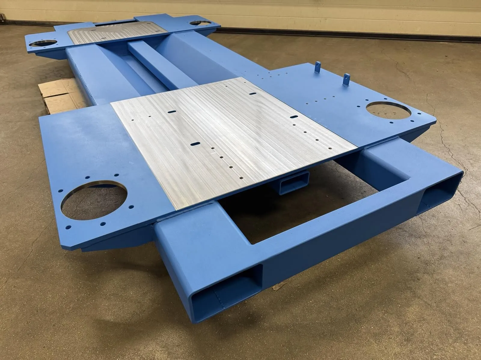 welded and machined