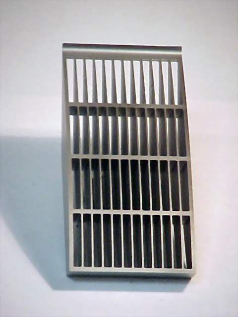 Aeronautical piece worked with wire EDM